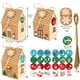 thumbnail image 3 of Christmas Candy Bag Advent Calendar Christmas Candy Box Gift Packaging Box Kraft Paper Bag Holiday Gift Box 24 Sets, 3 of 6