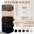 thumbnail image 4 of Kukuzhu Boot Socks for Women, Thick Winter Wool Crew Sock Knit Warm Cozy Christmas Stocking Stuffers Gifts, 4 of 6