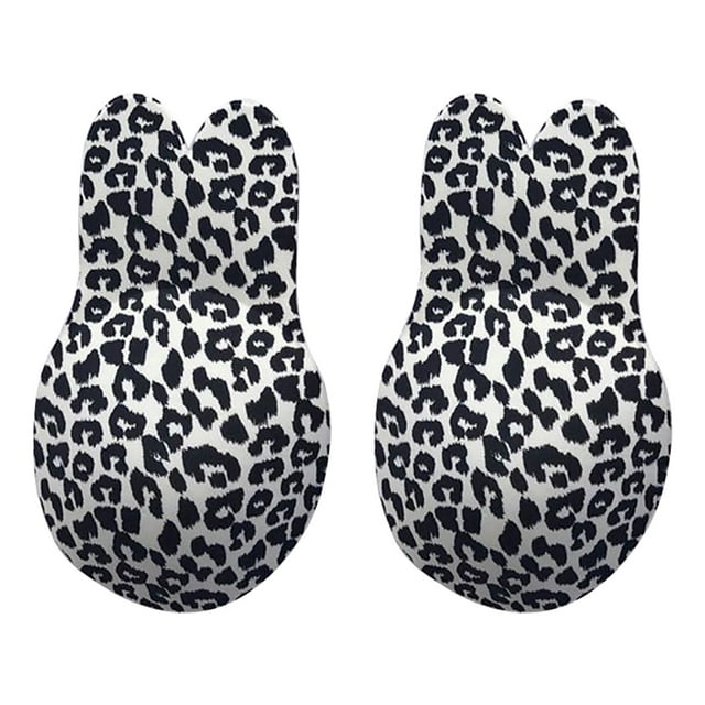 Iumwxz 2x Rabbit Push Up Lift Bra Pad Invisible Breast Nipple Pasties Cover