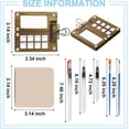 thumbnail image 6 of Mini Watercolor Paint Set, Travel Pocket Watercolor Set with Paint, Brush, Sketchbook & Copper Clip, 6 of 7