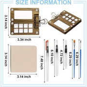 Mini Watercolor Paint Set, Travel Pocket Watercolor Set with Paint, Brush, Sketchbook & Copper Clip
