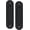 Round, variant on XIMEI 6" Sliding Barn Door Handles, Black, Rectangular Flush Pocket Door Pulls, Rustic Style, 2-Pack