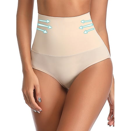 

Joyshaper Tummy Control Shapewear High Waist Brief Underwear Seamless Smooth Body Shaper Beige-M