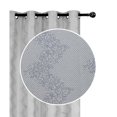 thumbnail image 1 of Jacquard Panel W 8 Grom (Chevron) (Silver) (96") - Set of 2, 1 of 1