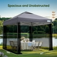 thumbnail image 6 of Quictent 10x10 Pop Up Canopy Tent - Instant Setup Gazebo for 1 Person, Portable & Compact, Waterproof & UV Protection, Ideal for Camping, Beach, Parties, and Outdoor Events, 6 of 7