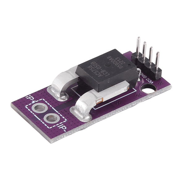 2X ACS758 ACS758LCB-050B Current Module Linear Hall Current Sensor PFF-T Current Detection 3-5V 50A