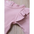 thumbnail image 5 of Dewadbow Infant Newborn Baby Long Jumpsuit Romper Bodysuit Clothes Outfit, 5 of 6
