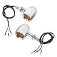 thumbnail image 1 of Vintage Motorcycle LED Turn Signal Light Steering Lamp Indicator Fits for Yamaha, 1 of 5
