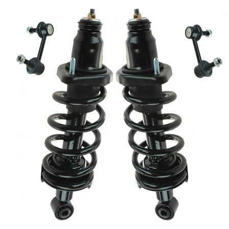 Rear Suspension Kit Strut & Spring Assemblies w/ Sway Bar Links for Honda CR-V SCA66222
