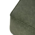 thumbnail image 4 of Christopher Knight Home Modern PU Leather Square Ottoman, Versatile Footrest & Side Table, Green, 4 of 8
