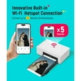 thumbnail image 6 of DYJP M100 4x6'' Photo Printer, Phone Printer 100 Sheets & 3 Cartridges, Full-Color Photo, Portable Instant Photo Printer for iPhone Android, Thermal Dye Sublimation, Wi-Fi Picture Printer 100 Papers, 6 of 9