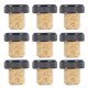 thumbnail image 1 of 24 tapones de madera para botellas de vino, prácticos tapones de repuesto para botellas., 1 of 7