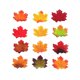 thumbnail image 2 of 100 Pcs Wreath Decor Artificial Autumn Leaves Acorns Decorations Faux Fall Leaves Thanksgiving Autumn Leaves Leaves Decoration, 2 of 2