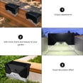 thumbnail image 2 of Quentinu 4 Pcs Lampes Solaires LED IP65 Multifonctionnelles pour Jardin Paysager, 2 of 7