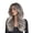Gray, variant on 22-Inch Mixed Color Wavy Bangs Hair Wigs - Elegant Synthetic Hair for Daily Life and Parties