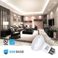 thumbnail image 2 of 8 Pack 7.5W LED Lights BR20 R20 Dimmable LED Light Bulbs, Flood Light Bulb Indoor, 4000K Cool White, 2 of 7