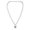 Silver, variant on YYKihy NEW Lock Pendant Padlock Charm Necklace Chain Women Jewelry Gift