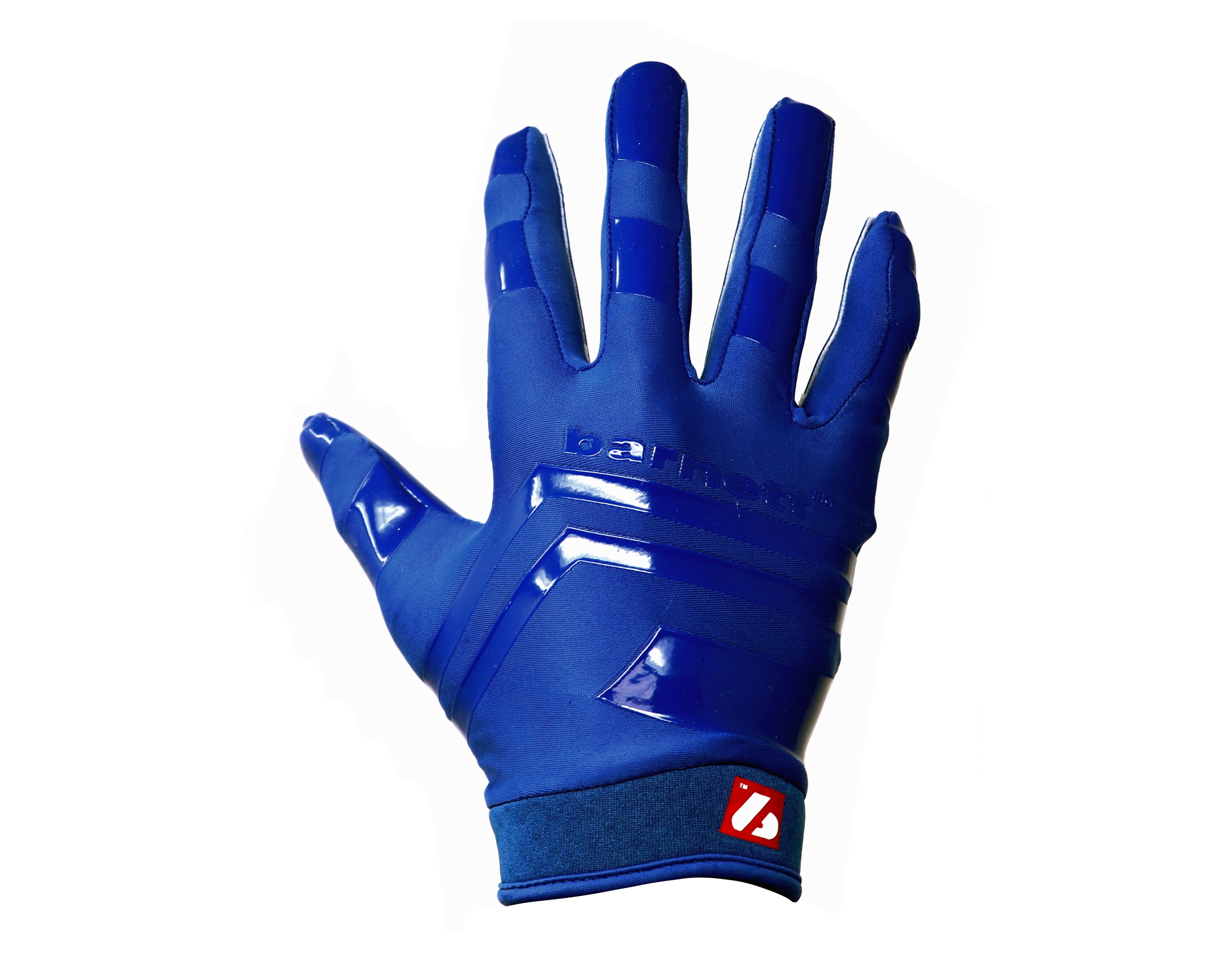 Barnett FRG-03 The Best Receiver Football Gloves, Blue, 2XL
