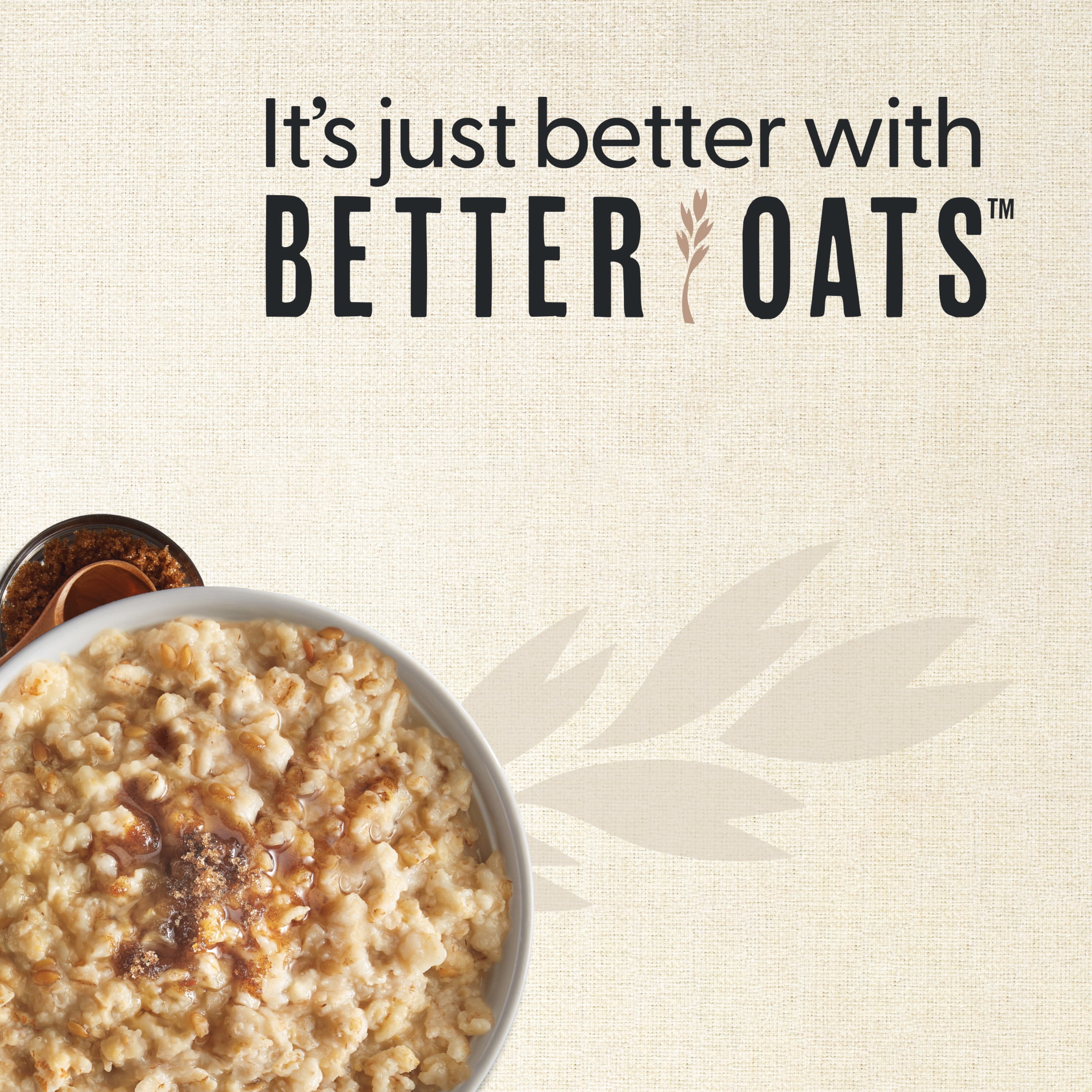 Better Oats Steel Cut Protein Oatmeal with Flax Seeds, 8 Instant Maple and Brown Sugar Oatmeal Packets, 12.7 oz Pack