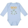 thumbnail image 3 of Inktastic Boo with Mummy Cat Boys or Girls Long Sleeve Baby Bodysuit, 3 of 5