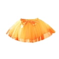 thumbnail image 3 of Conjunto de atuendo de cumpleaños para niñas, camiseta, falda tutú, naranja Hewtwerck, 3 of 7