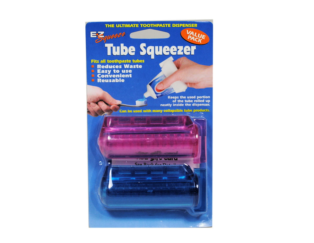 Ez Squeeze Tube Squeezer Toothpaste Creams Ointments Adhesives Holder Rolling 