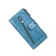 thumbnail image 2 of Qarigey Cartera de mujer con cremallera, monedero de repuesto, tarjetero Rectangular, carpeta de fotos, compartimento para efectivo, monedero, Carteras Azul claro, 2 of 6