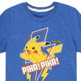 thumbnail image 3 of Pokémon - Pikachu Lightning Bolt Art - Youth Short Sleeve Graphic T-Shirt, 3 of 5