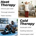 thumbnail image 4 of REATHLETE HEALR Leg Massager: Calf Massager and Foot Massager | Leg Massager for Circulation Improvement | Leg Massager with Heat and Compression | Heat and Cold Therapies, 4 of 5