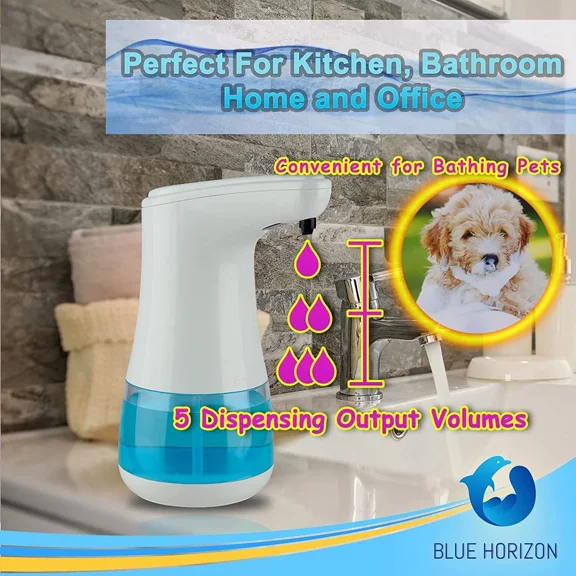 Automatic Soap Dispenser - Hands Free Touchless Sanitizer Dispenser; 12Oz/360Ml