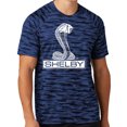 thumbnail image 1 of Mens Ford Mustang Shelby COBRA Moisture-Wicking Camo Tee Shirt, Small True Royal Blue, 1 of 5