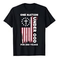 thumbnail image 2 of EliteGoogv Kids Unisex Boys Girls Graphic T-Shirts 4th of July Outfit Crewneck Short Sleeve Dry-Fit / Moisture-Wicking Tee Tops 250th Independence Day Summer Casual ,Black,12Y - 13Y, 2 of 4