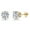 Yellow Gold, variant on 2.00 Cttw IGI Certified Lab Grown Diamond Stud Earrings for Women in 14K Yellow Gold | Round Cut 1.00 Ct Each | VS1 Clarity | E-F Color