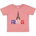 thumbnail image 3 of Inktastic France Eiffel Tower Flag in Text Boys or Girls Baby T-Shirt, 3 of 5