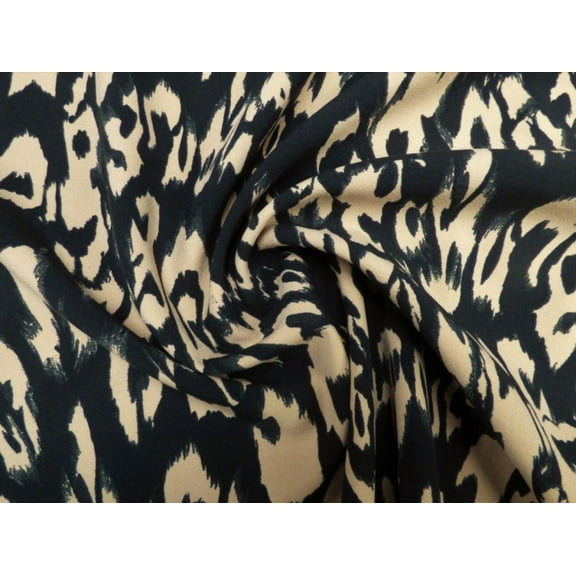 Lady McElroy Candice Stretch Woven Suiting Fabric Smoke - per yard