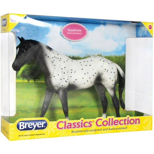 Breyer Classics Black SemiLeopard Appaloosa Horse Toy (112 Scale