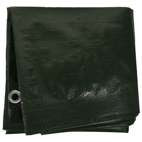 Masteelf Heavy Duty Outdoor Tarp 200x200cm Dark Green Sunshade Canopy Cover