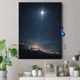 thumbnail image 4 of Nativity Camel Starry Night Canvas Wall Art 15.75x11.81 Inches, 4 of 8