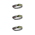 thumbnail image 2 of QualitChoice Lampe Frontale à Haute Luminosité avec Charge USB 350 Lm pour Pêche de Nuit, Torche Frontale Étanche, Lampe de Poche, Équipement de Plein Air, Blanc Rouge Jaune, Ensemble de 3, 2 of 6