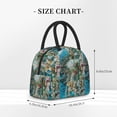 thumbnail image 3 of Haiem Vintage Print Island Skull Printed Lunch Bag Women, Lunch Box Lunch Bag for Women, Small Leakproof Cute Lunch Tote Large Capacity Reusable Insulated Cooler Lunch Container, 3 of 6