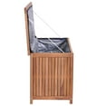 thumbnail image 4 of vidaXL Patio Storage Box Deck Box Garden Outdoor Cabinet Chest Solid Wood Teak, 4 of 60