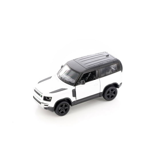 Land Rover Defender 90, White - Kinsmart 5428D - 1/36 scale Diecast Model Toy Car
