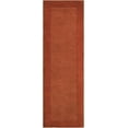 thumbnail image 6 of Hauteloom Lowmansville Wool Living Room, Bedroom Area Rug - Contemporary - High Pile - Rust - 3'3" x 5'3", 6 of 11