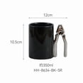thumbnail image 1 of SIYTUAU Electroplated Silver Fun Handle Ceramic Mug For Coffee Tea Home Office Kitchen And Gift Giving Silver, 1 of 7