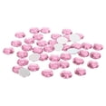 thumbnail image 1 of Unique Bargains 25mm Flat Back Round Acrylic Rhinestones, 100 Pack Plastic Circle Gems for Jewelry Making Costume, Rose Red, 1 of 6