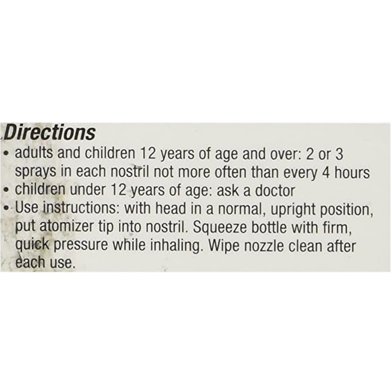 4-Way Fast Acting Nasal Spray 1 oz (Pack of 3)