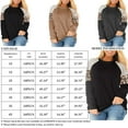thumbnail image 2 of Mifater Womens Tops Plus Size Animal Print Top for Women Casual Fall Long Sleeve T shirt Comfy Fashion Blouse Khaki Baggy Shirts Tees XXL, 2 of 5