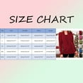thumbnail image 3 of Autumn Female Loose Blouse Women Knitted Solid Color Deep V Neck Two Piece Long Sleeve Sweater Blouse Long Sleeve Tops, 3 of 5