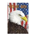 thumbnail image 2 of Kumdkd Patriotic Stars and Stripes Eagle Garden Flag 12x18 Inch Double Sided Outside, USA 4th of July Memorial Day Independence Day Watercolor Yard Outdoor Decoration, 2 of 6