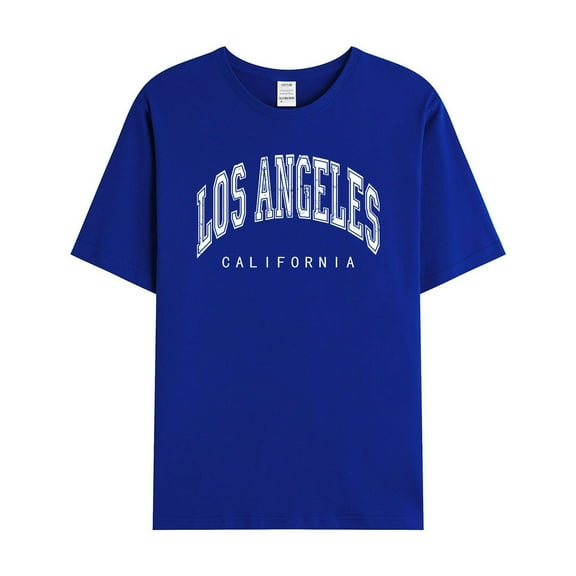 Gubotare Mens Tops Summer Mens Slim Fit T Shirt Contrast Tee Short Sleeve Cotton Tops (Dark Blue,3XL)